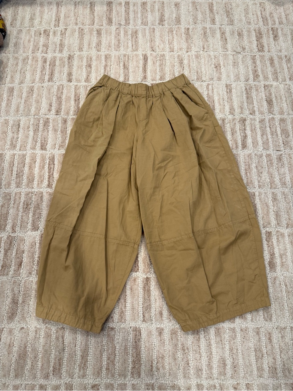 Maeve Cotton Linen Balloon Trousers - Picture 2 of 5